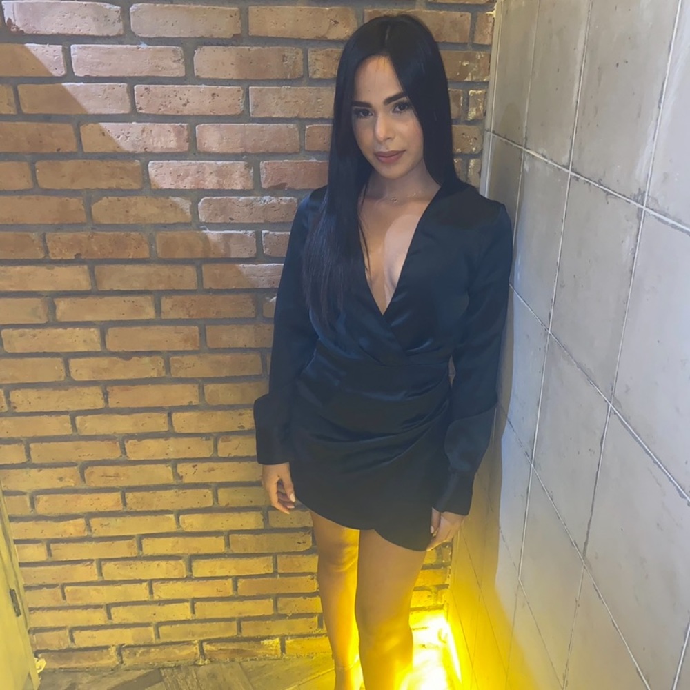 Zara satin dress